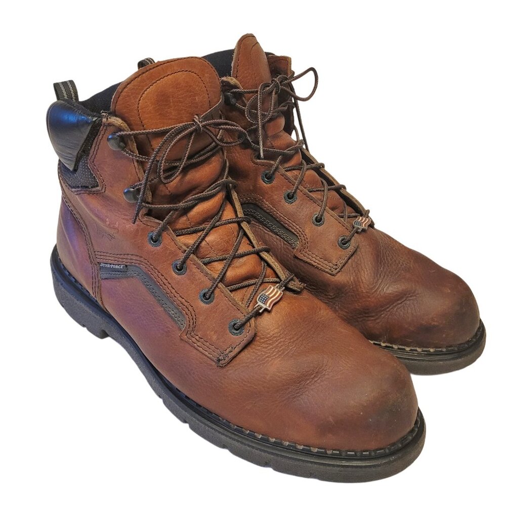 Red Wing EXTRA WIDE 926 Dyna Force Electrical Hazard Steel Toe Lather Work Boots